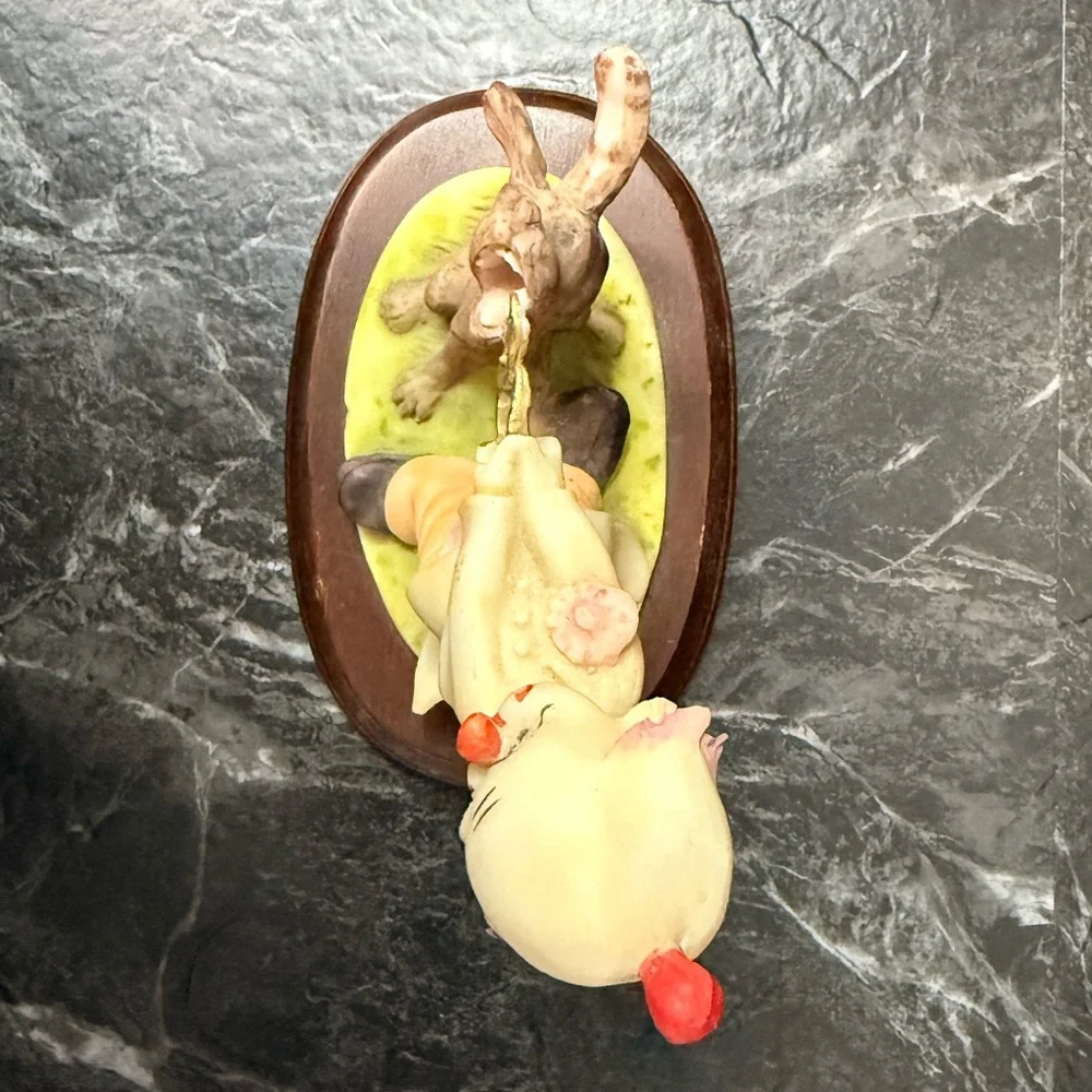 Dentist Clown Pulling Rabbits Tooth Figurine